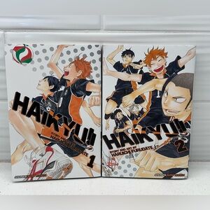 Haikyuu!! Manga Volumes 1 & 2 Manga English Paperback Book by Haruichi F…